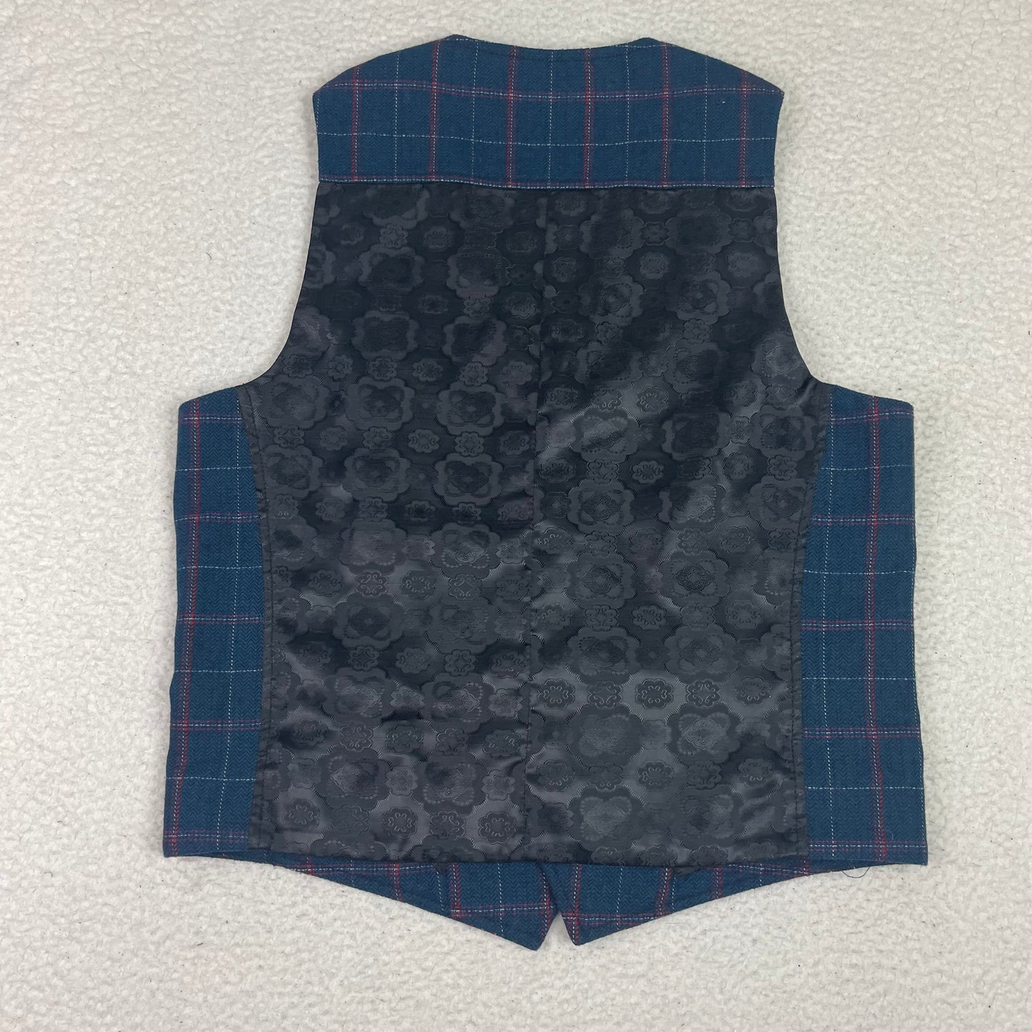 Vintage Wool Three Pocket Button Up Vest