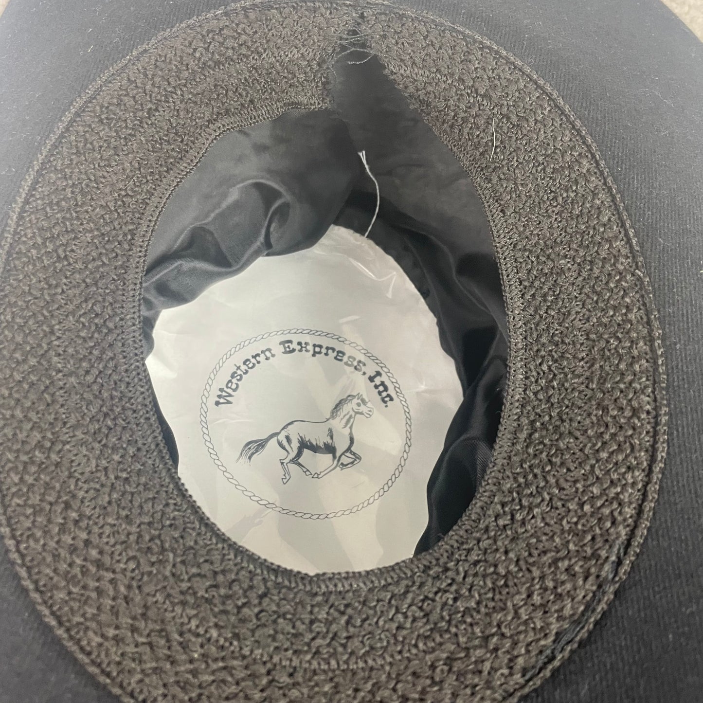Vintage Western Express Felt Custom Made Cowboy Hat