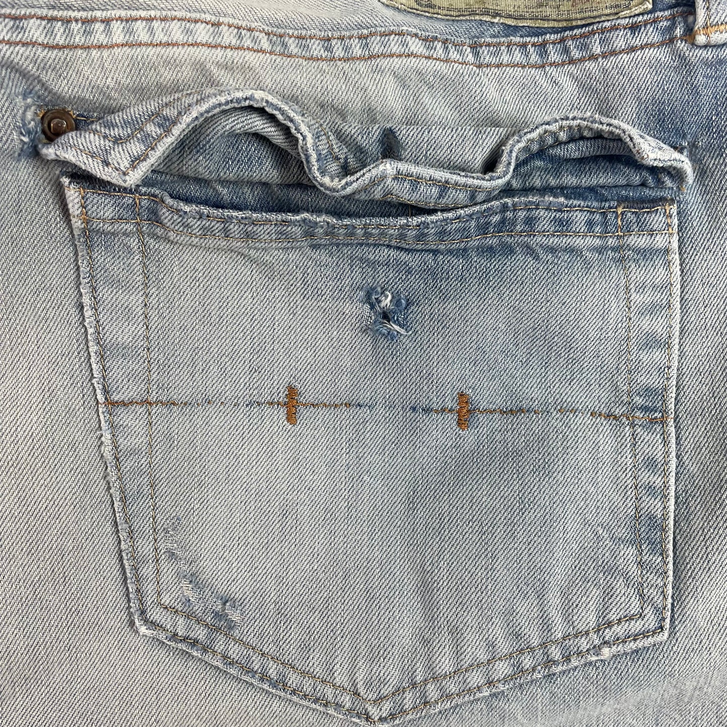 Polo Ralph Lauren Baggy Loose Light Wash Jeans