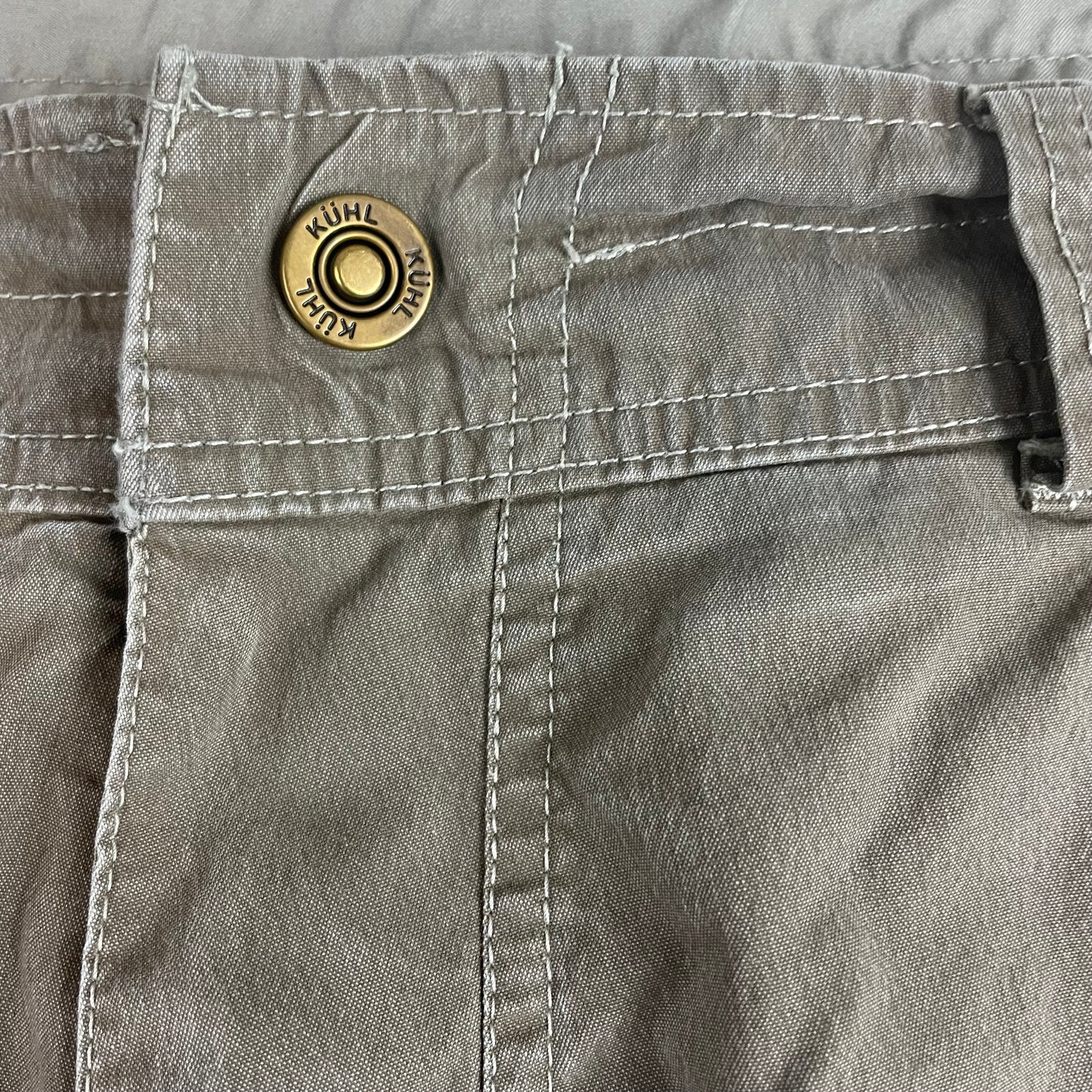 Kuhl Ramblr Patina Dye Olive Cargo Shorts