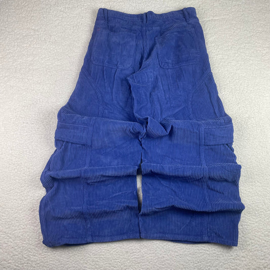 Vintage Super Baggy Dark Lavender Corduroy Cargo Pants