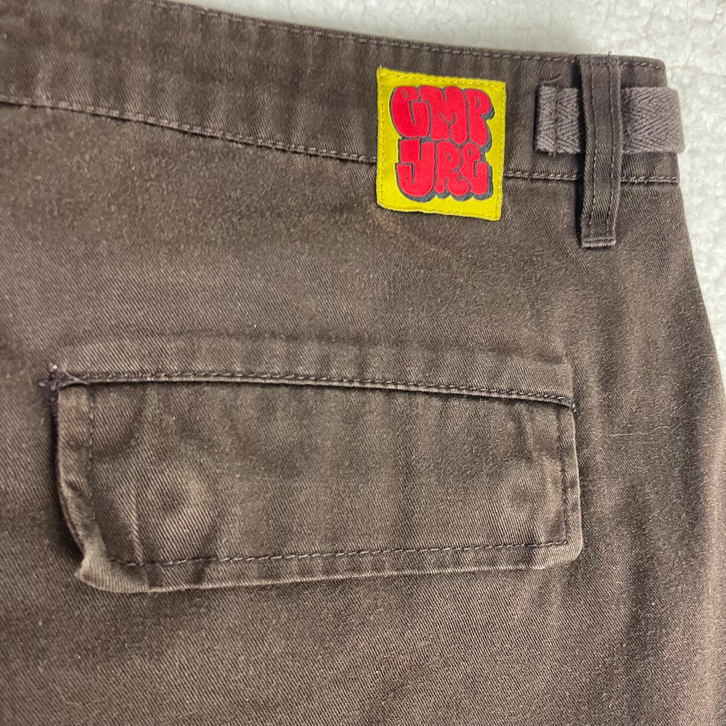 Empyre Brown Baggy Barrel Double Knee Carpenter Pants