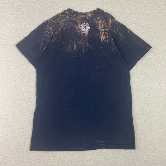 Vintage Hurley Y2K Distress Navy Blue Shirt