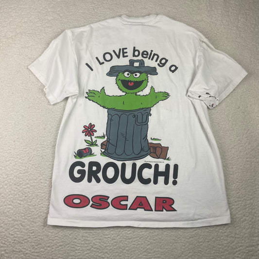 Vintage Single Stitch Sesame Street Oscar The Grouch Shirt
