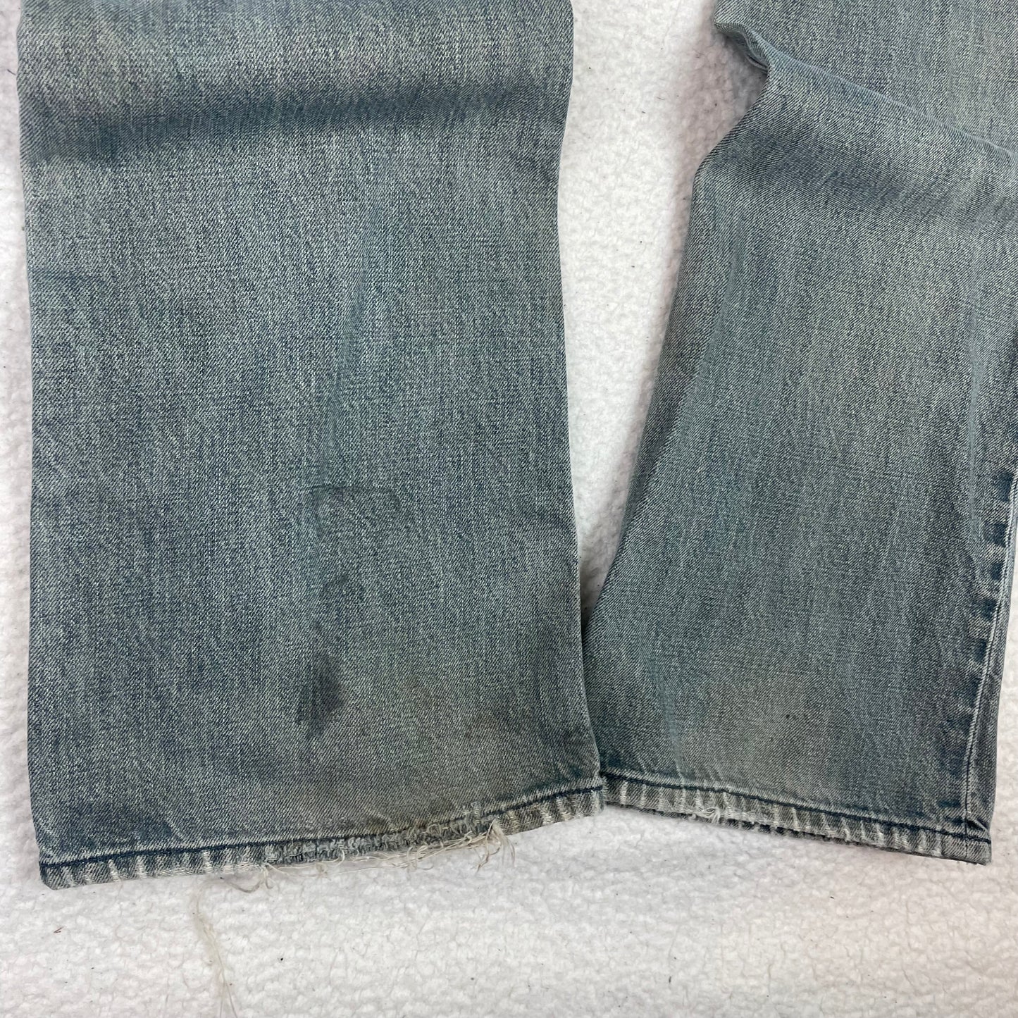 Vintage Diesel Zathan Distressed Light Wash Bootcut Jeans