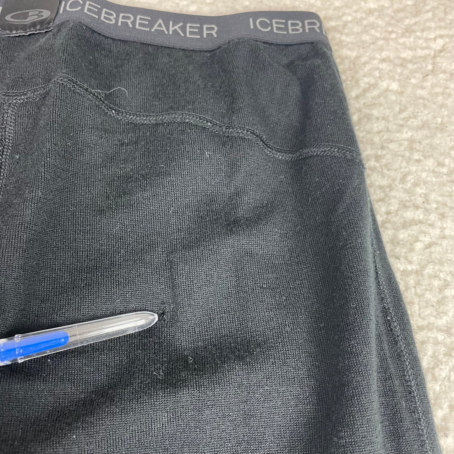 Icebreaker Merino 260 Bodyfit Black Base Layer Leggings