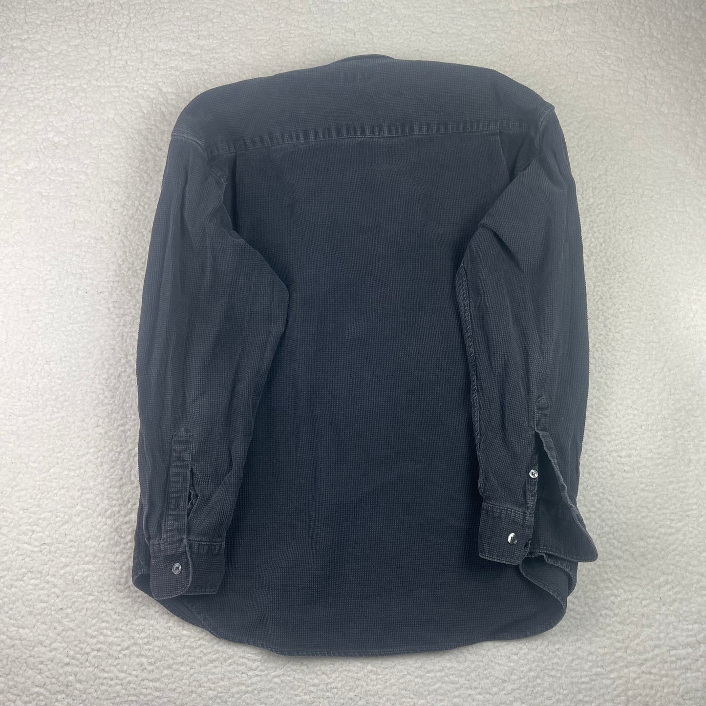 Vintage Guess Waffle Knit Button Down Shirt