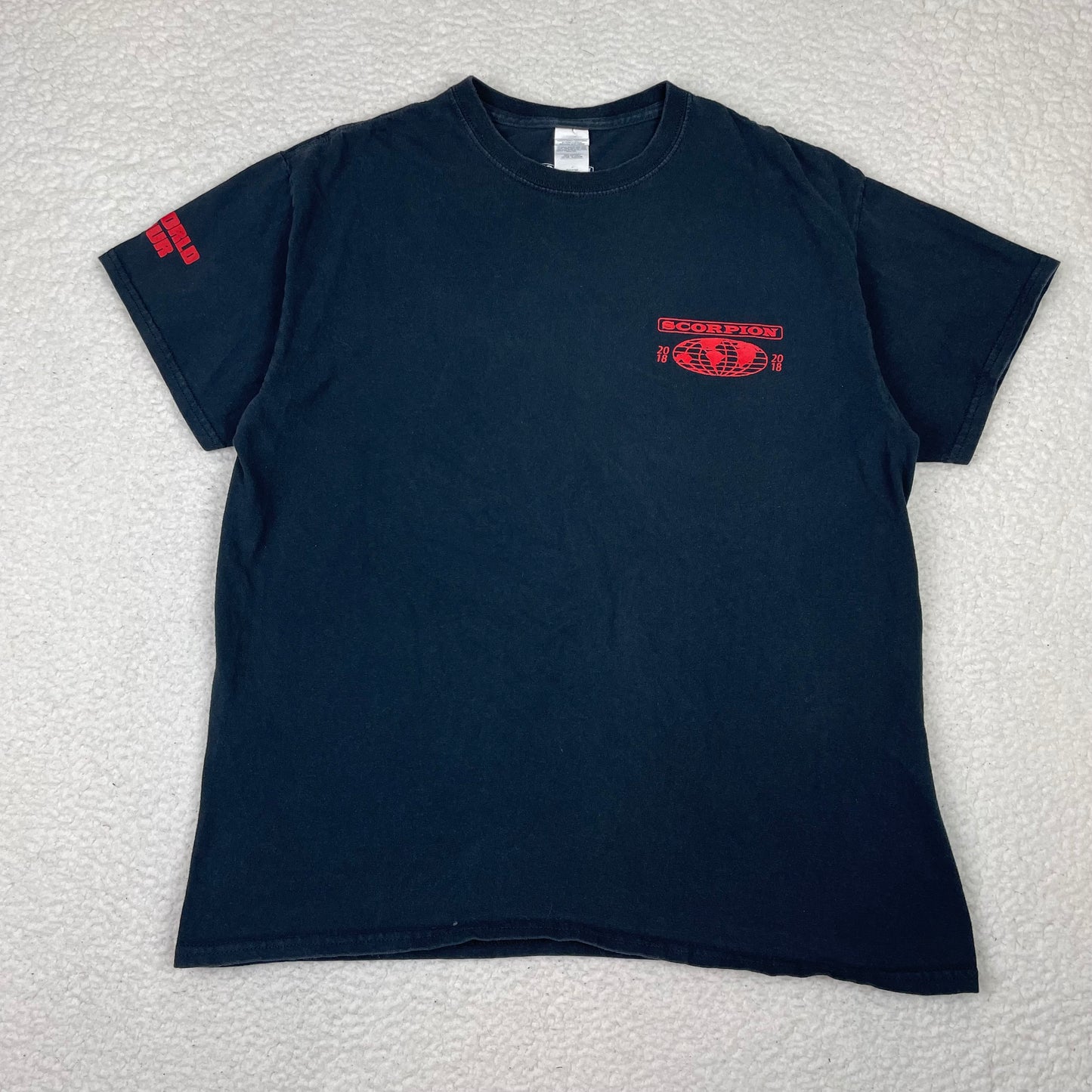 Drake Scorpion World Tour 2018 Black Shirt