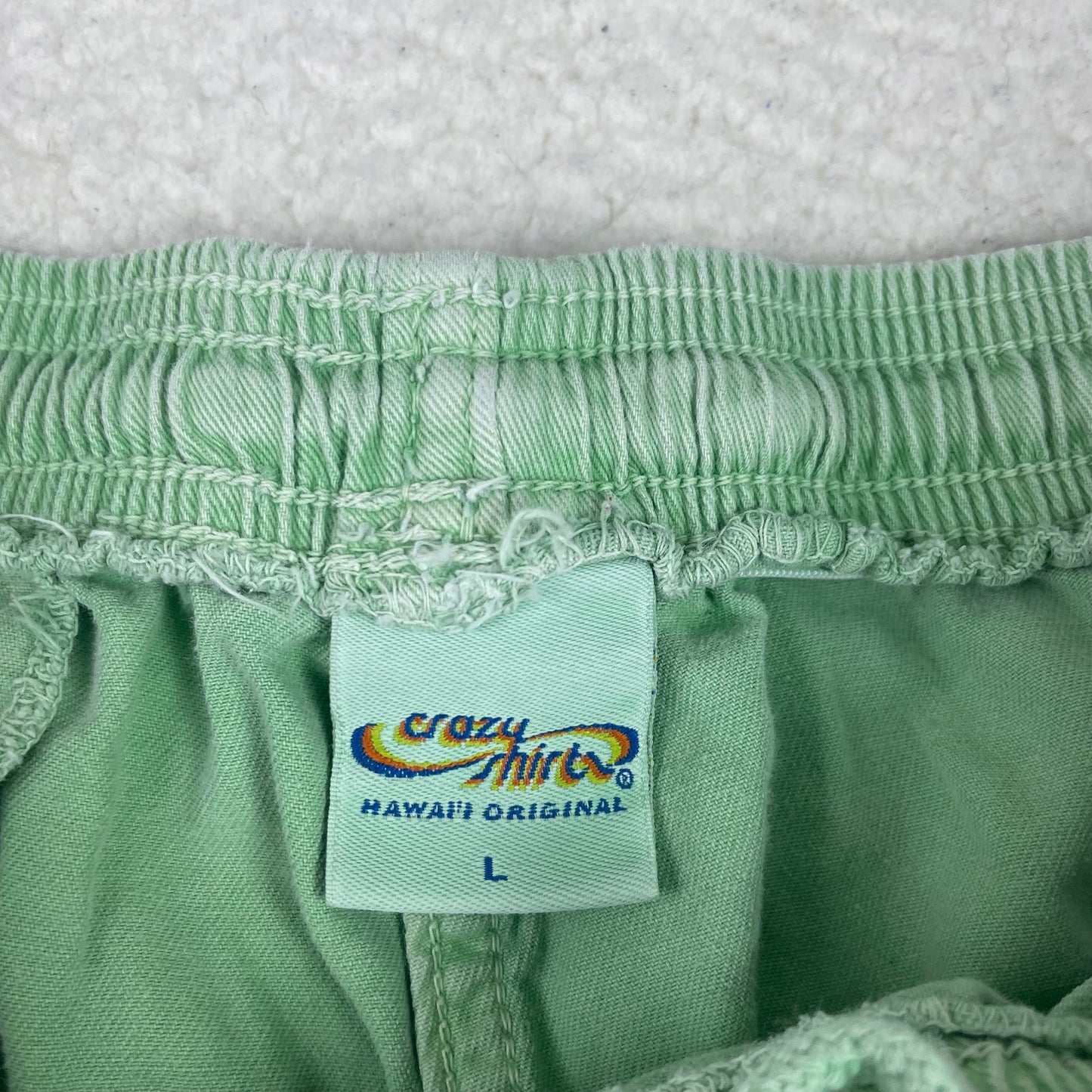 Crazy Shirts Keylime Dyed Casual Shorts