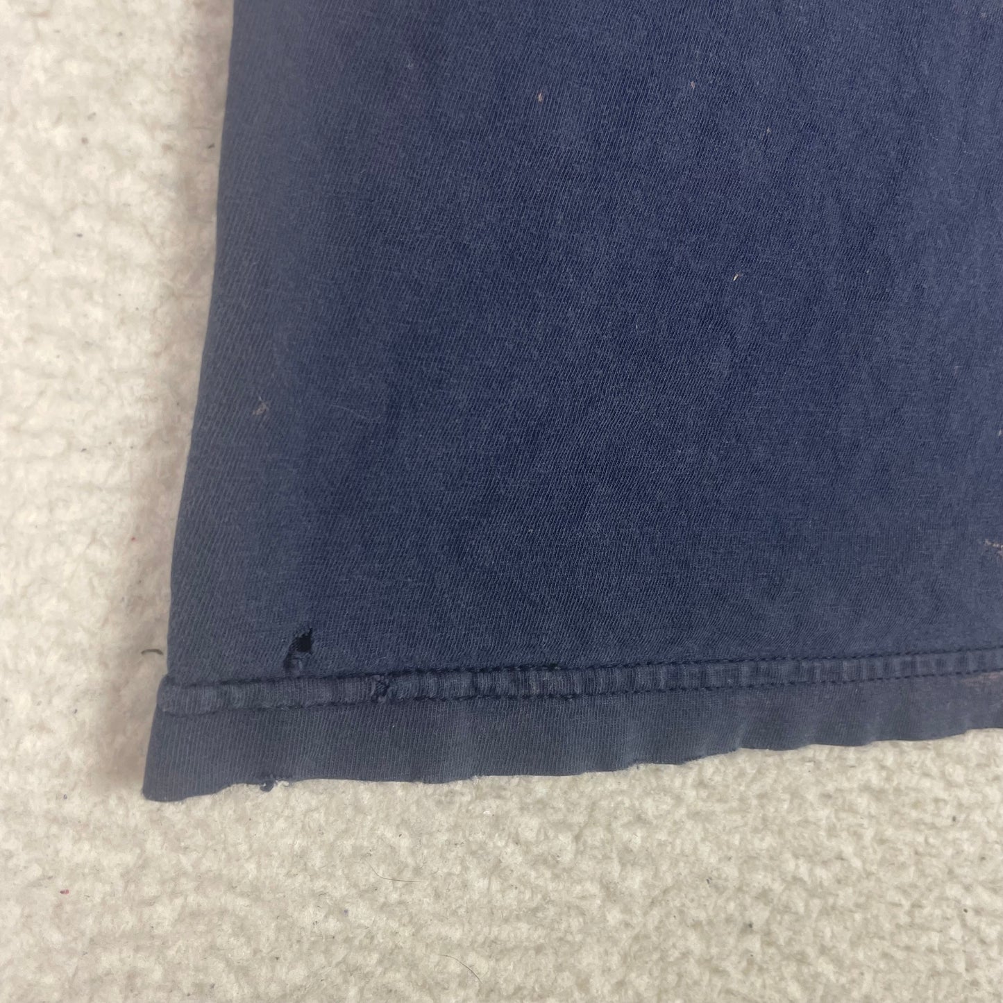 Vintage Hurley Y2K Distress Navy Blue Shirt