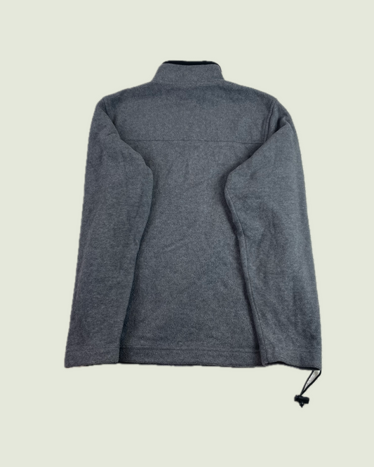 Y2K Old Navy 1/4 Zip Up Gray Fleece Sweater