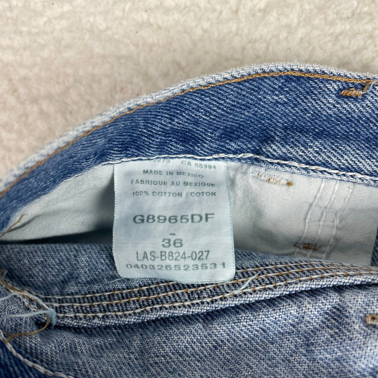 Vintage Rustler Carpenter Medium Wash Jean Shorts