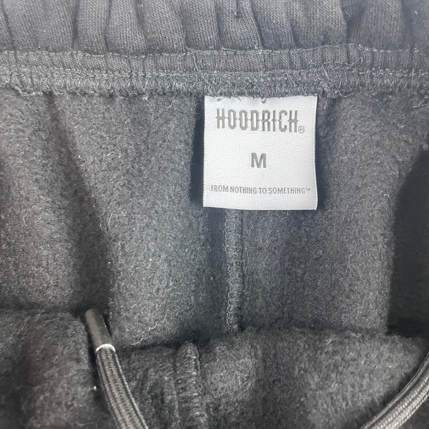 Y2K Hoodrich Jeweled Baggy Flare Black Sweatpants
