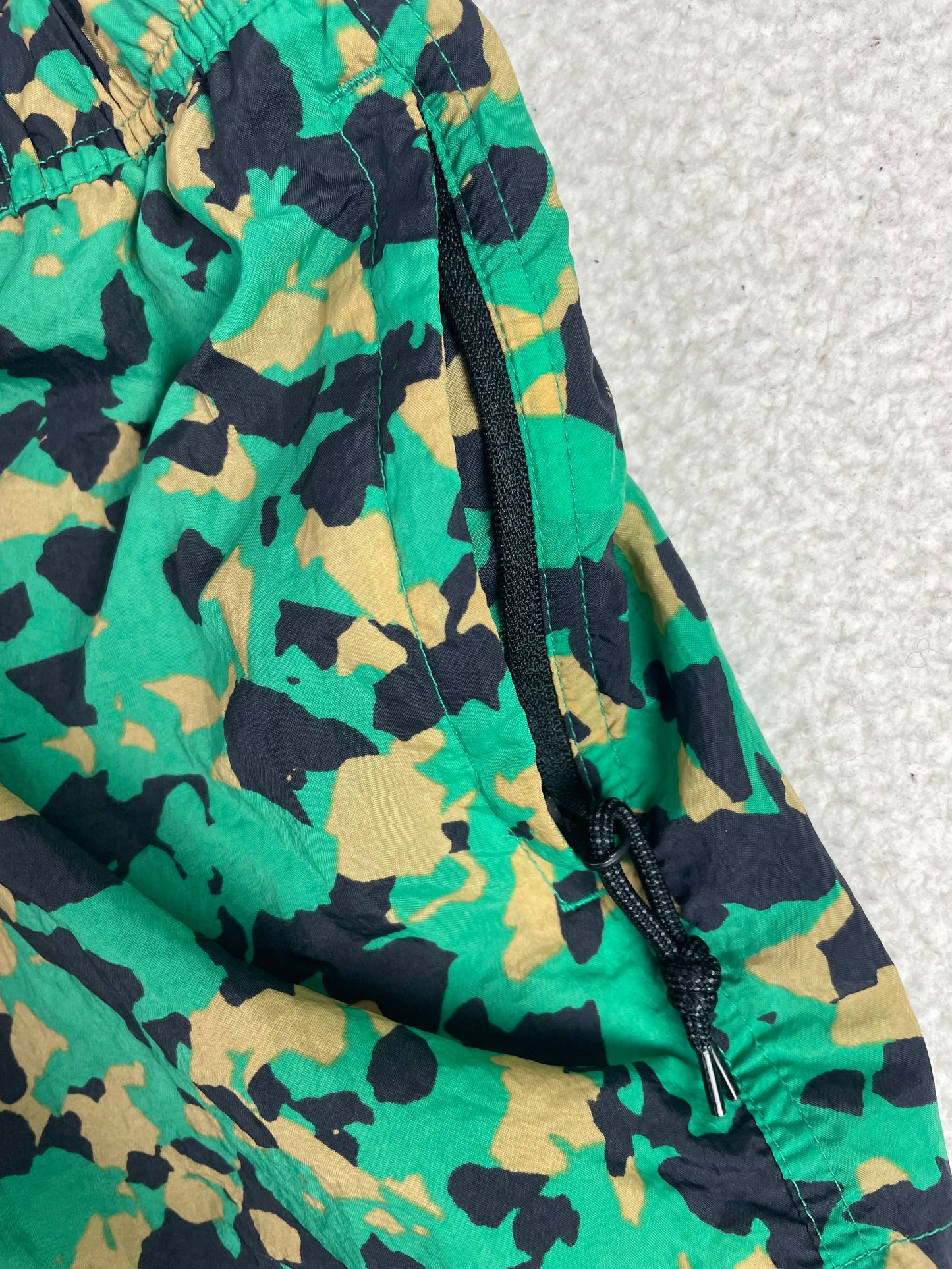 Nike ACG Camo Nylon Trail Shorts Green Tan Black