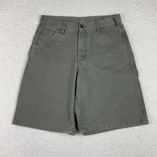 Vintage Dickies Olive Green Carpenter Canvas Shorts