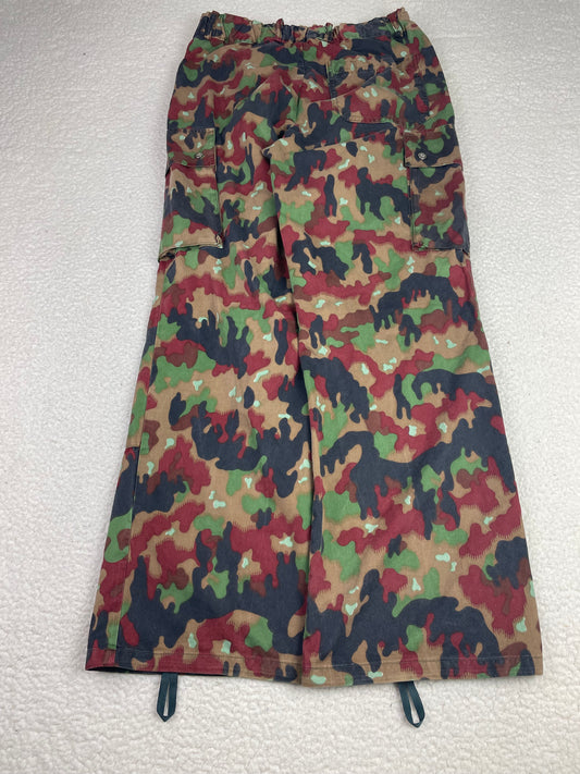 Vintage Swiss Hess Alpenflage Camo Military Cargo Pants 33x31