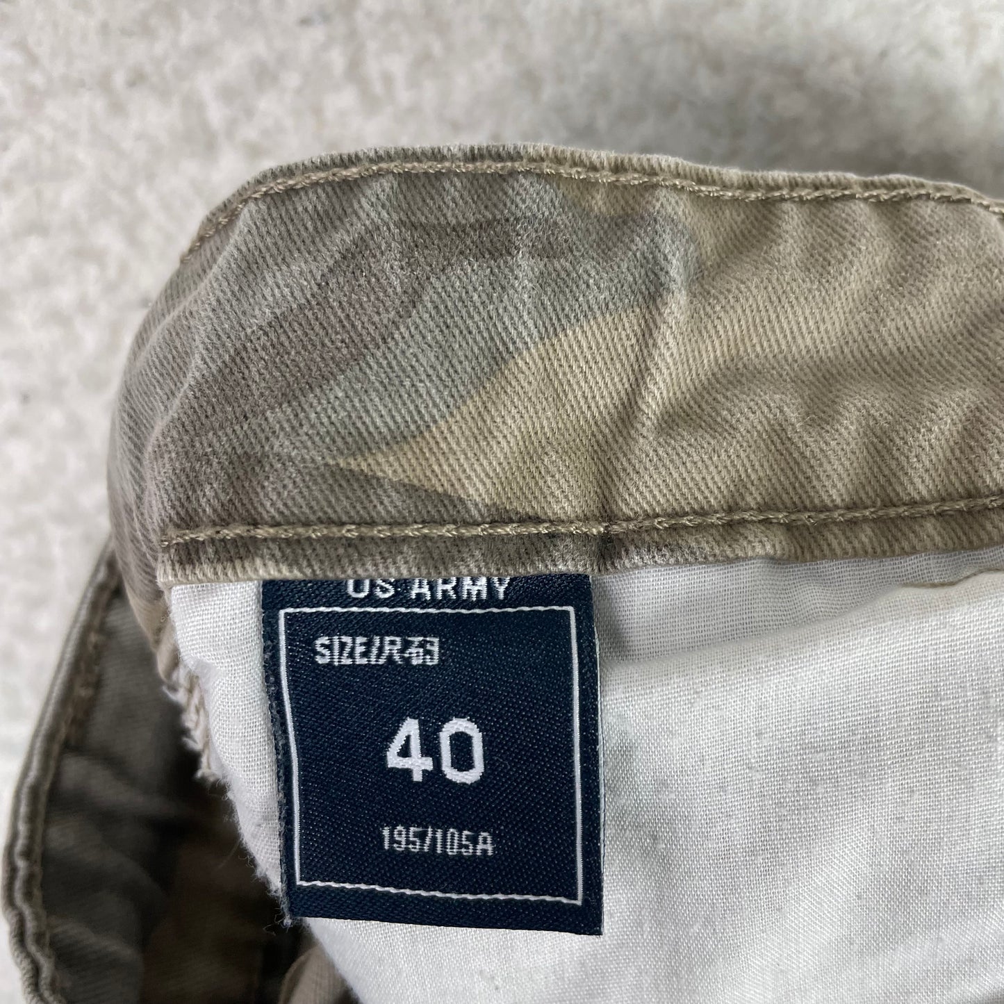 Vintage Super Baggy Woodland Camo Pants