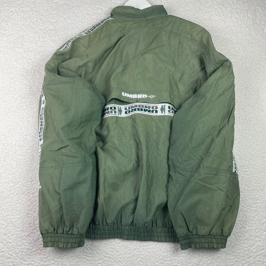 Vintage Umbro Sage Green Zip Up Windbreaker Jacket
