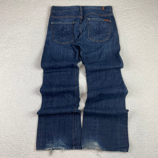7 Seven For All Mankind Brett Dark Wash Bootcut Jeans