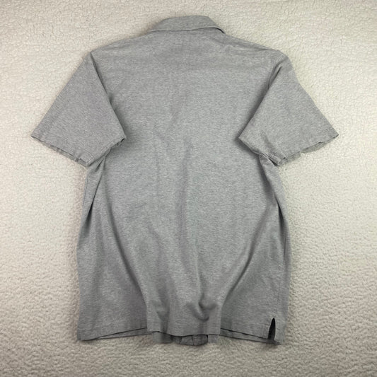 Vintage, Eddie Bauer Heather Gray Short Sleeve Button Up Shirt