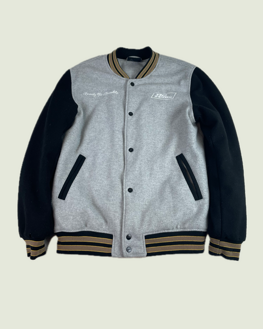 Y2K No Fear Ready To Bumble Varsity Letterman Jacket