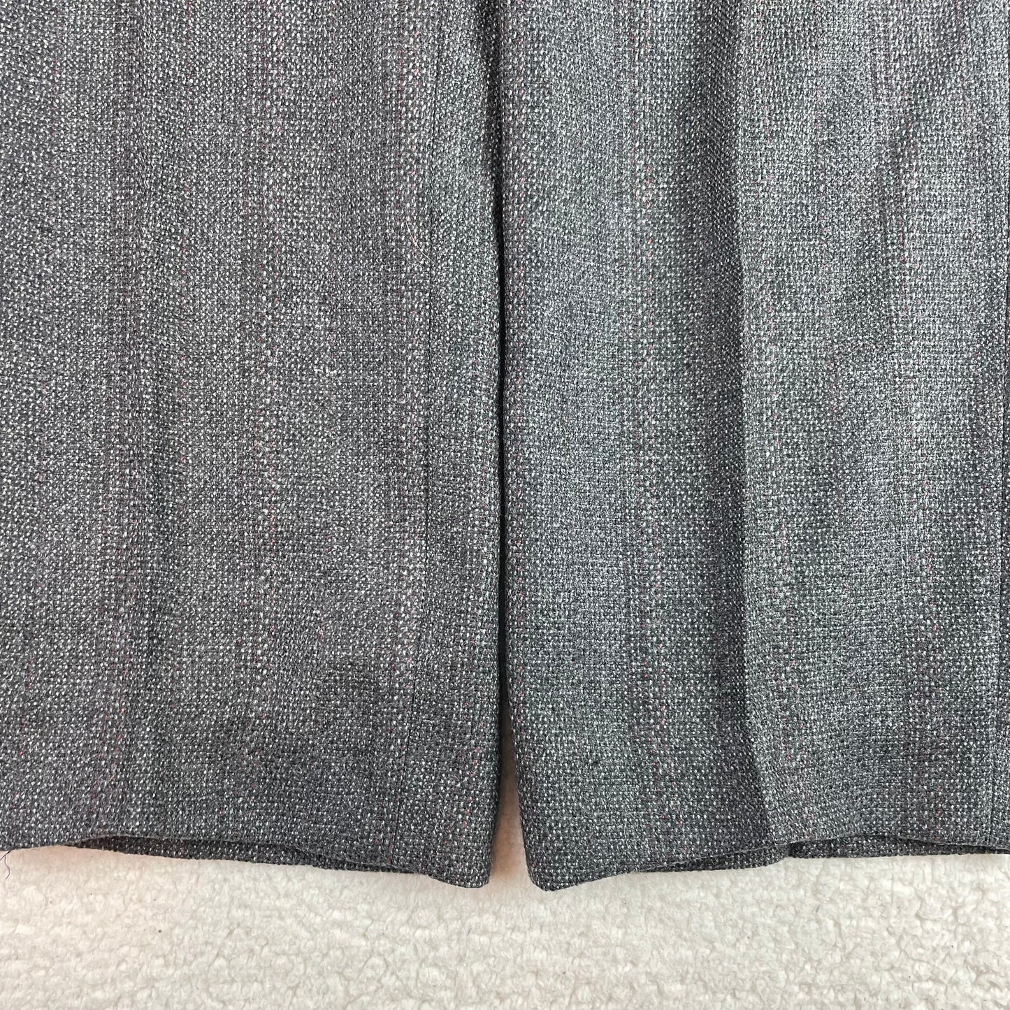 Vintage Baggy Gray Pinstripe 100% Wool Pants