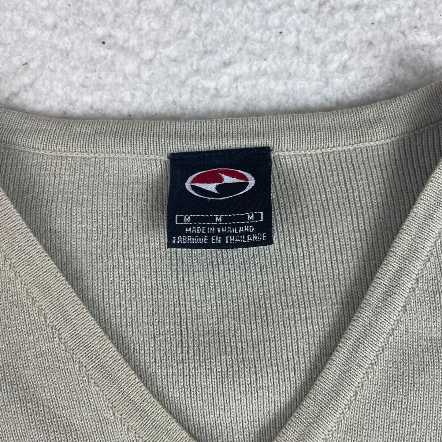 Vintage Nike Tripe Taupe Golf Tiger Woods Vest