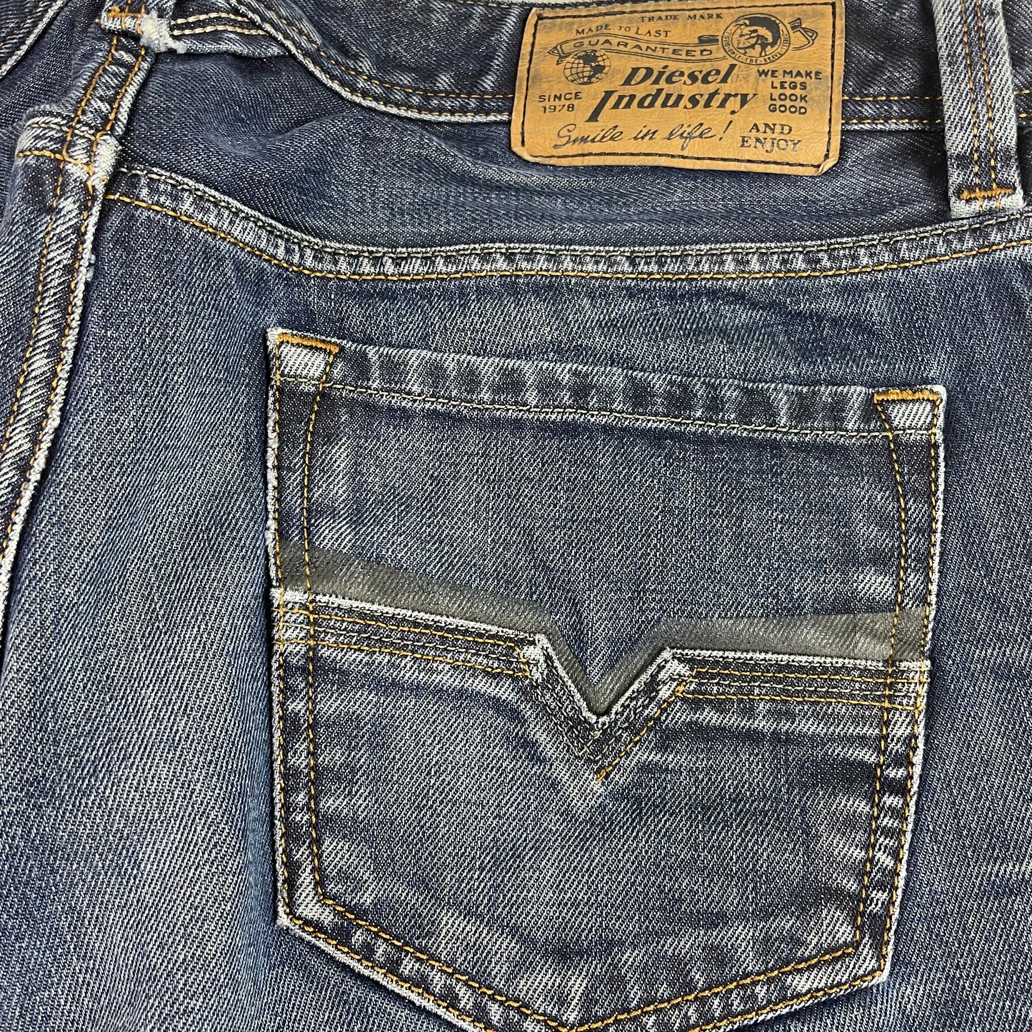Vintage Diesel Dark Wash Larkee Bootcut Jeans