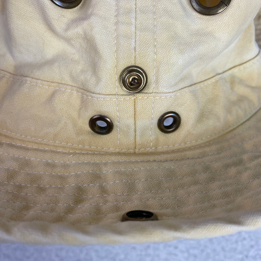 Tilley Tan Canvas Wide Brim Safari Hat 7 3/8 Hiking Outdoors Gorpcore