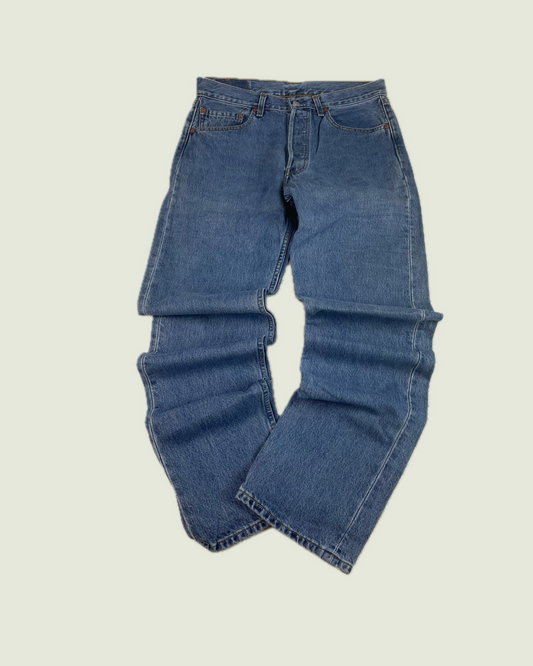 Vintage Levis 501 XX Button Fly Light Wash Jeans