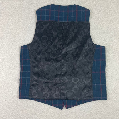 Vintage Wool Three Pocket Button Up Vest