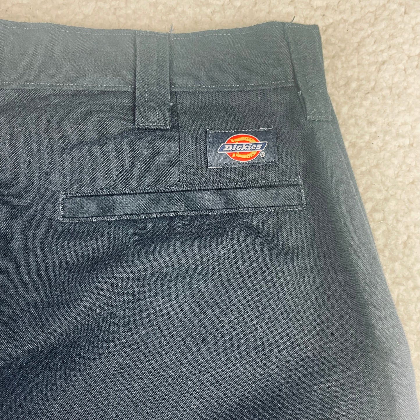 Vintage Dickies Loose Fit Black Charcoal Blue Shorts