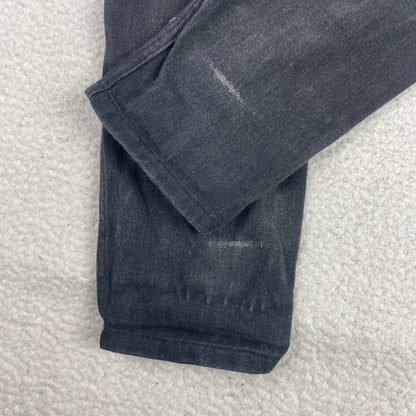 Vintage Arrston Volaju Kohshin Satoh Black Denim Barrel Jeans 28
