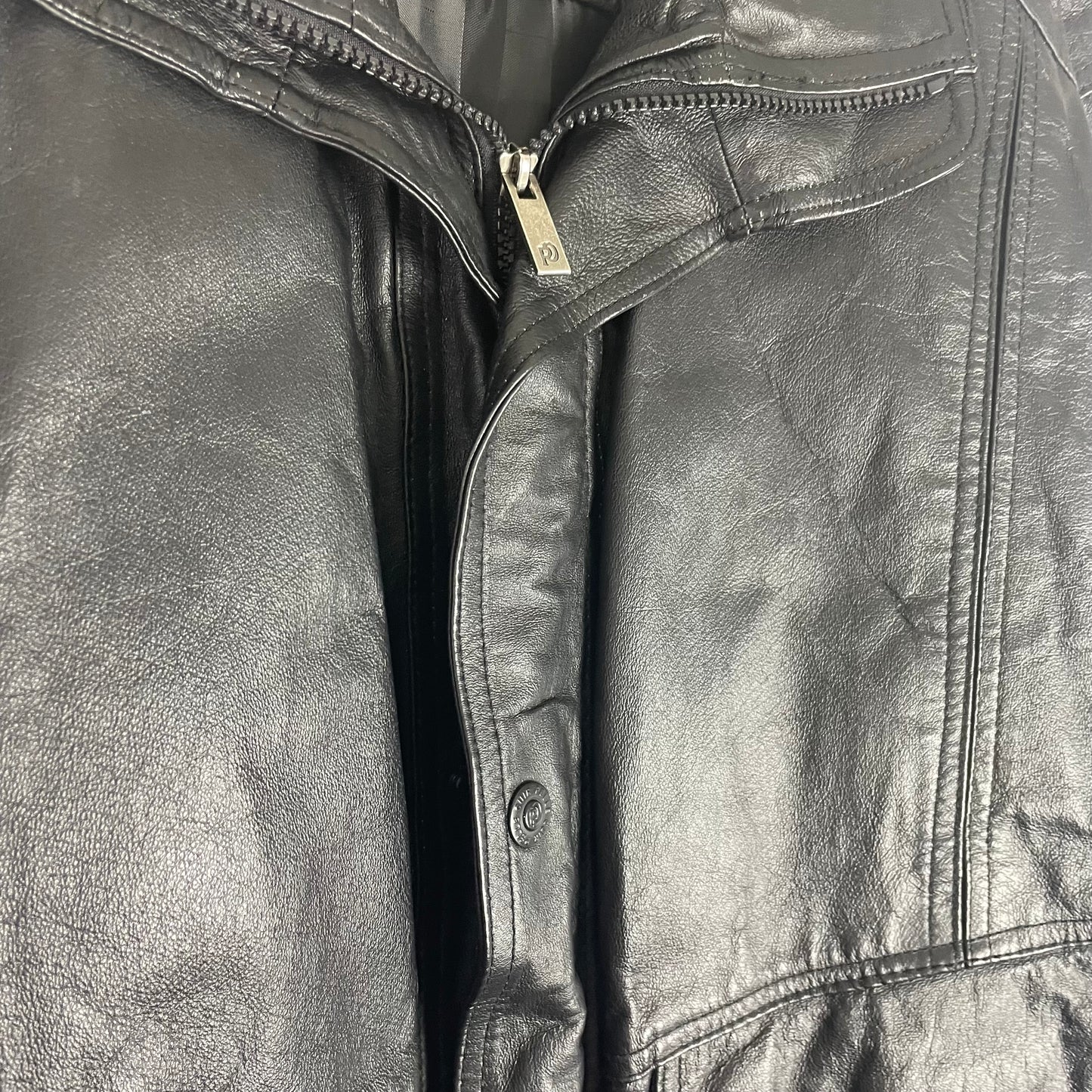 Pelle Cuir Genuine Leather Bomber Jacket