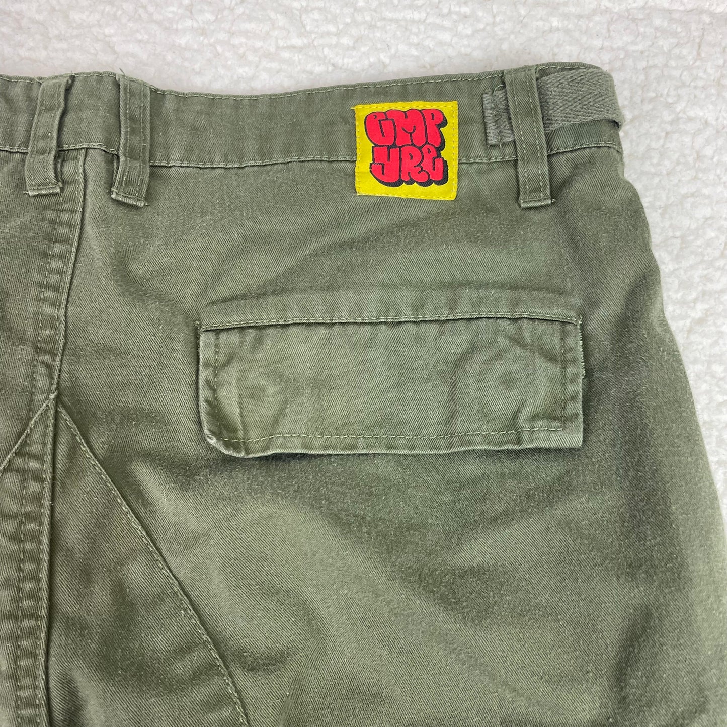 Empyre Green Baggy Barrel Double Knee Carpenter Pants