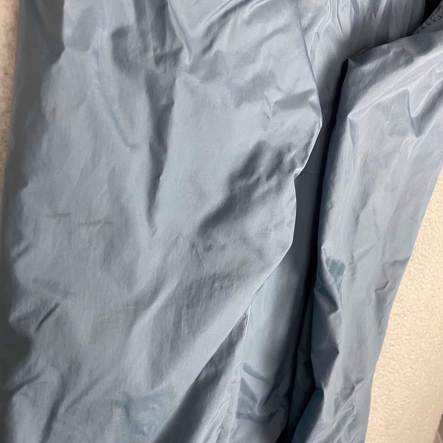 Nike Blue Zip Up Waist Cinch Windbreaker Jacket