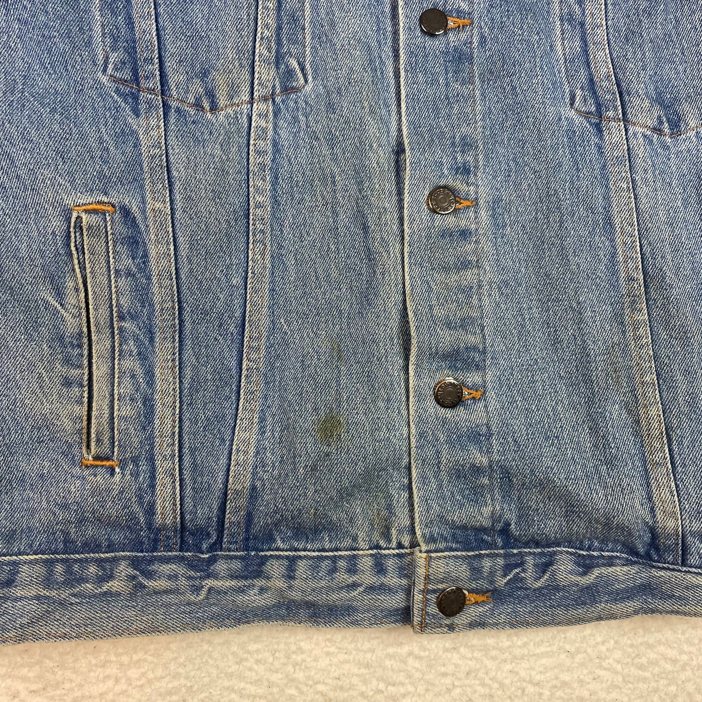 Vintage Made in USA Denim Trucker Jacket