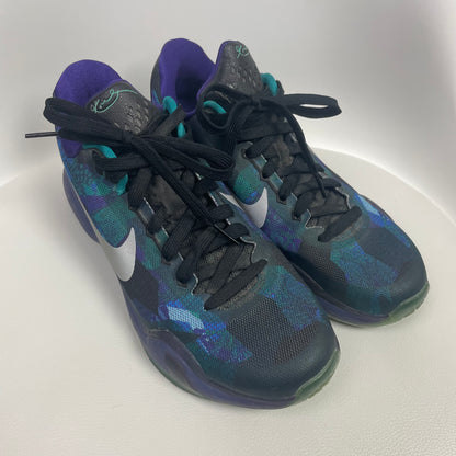 Nike Kobe Overcome Peach Jam Emerald Glow Purple Basketball Shoes 9.5 705317-305