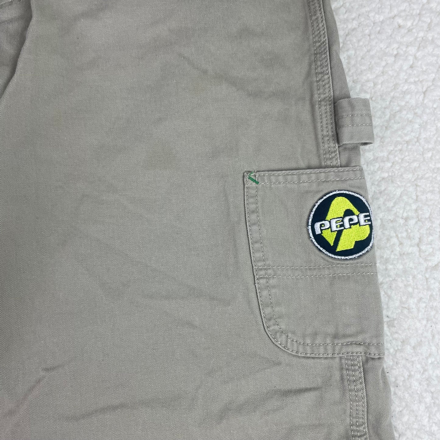 Vintage Pepe Jeans Tan Khaki Carpenter Cargo Pants