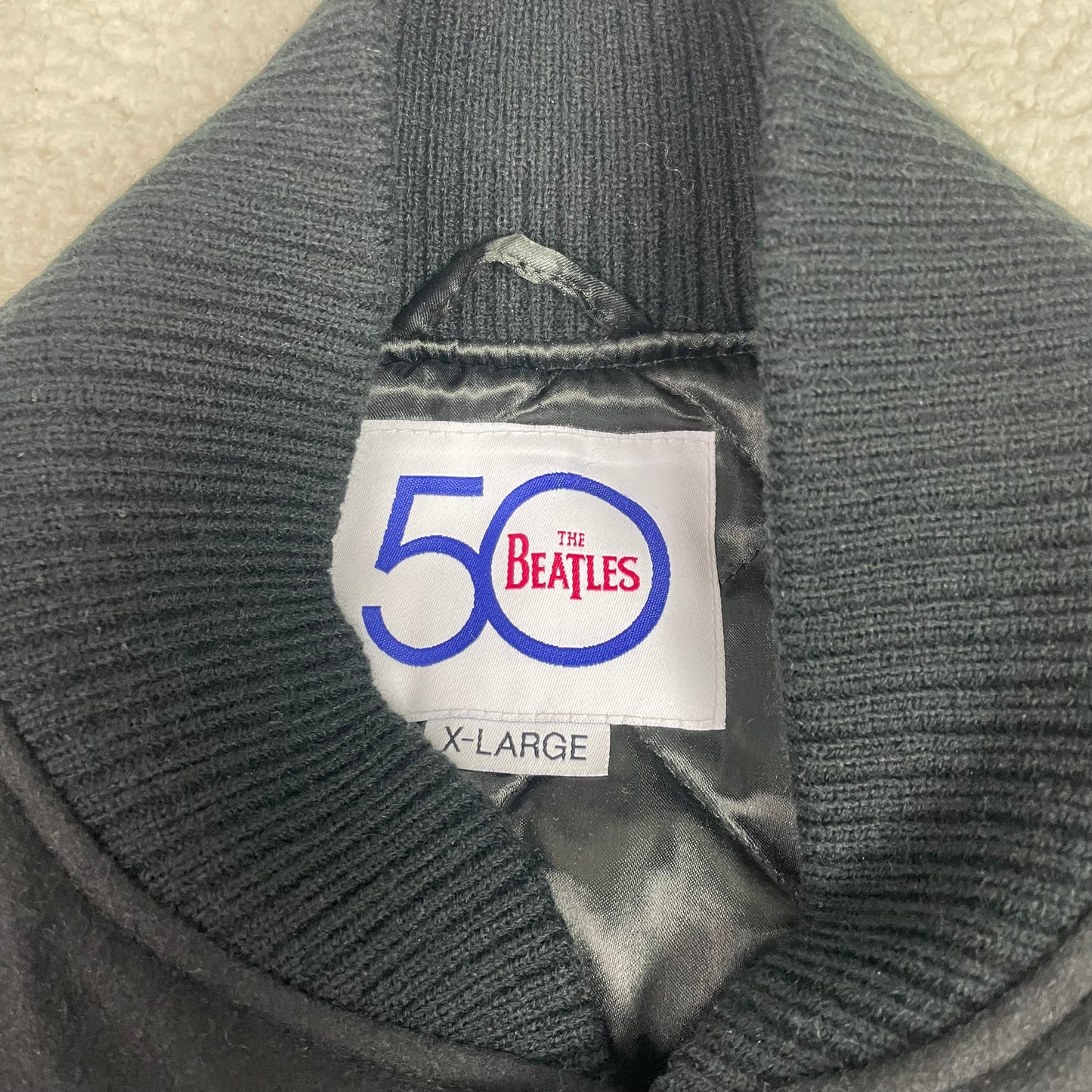 Beatles 50th 1964 Tour Quilt Line Bomber Jacket