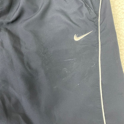 Y2K Nike Baggy Ankle Side Zip Black Track Pants