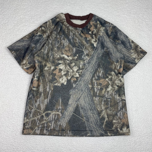 Vintage Single Stitch Realtree Hunting Camo Ringer Shirt
