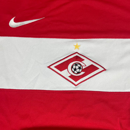 Nike Spartak Moscow Soccer Jersey Red White Chest Band