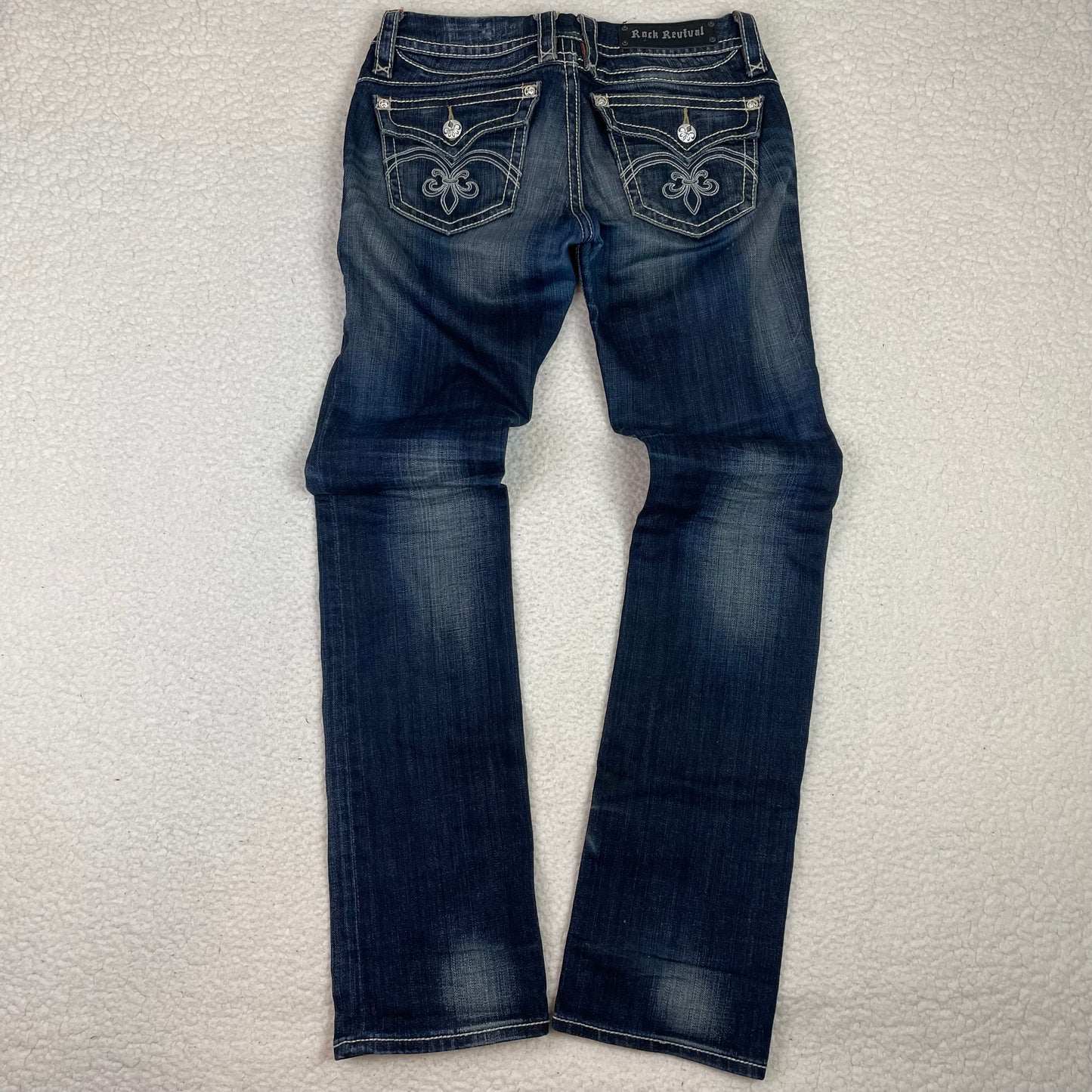 Rock Revival Sasha Low Rise Rhinestone Jeans
