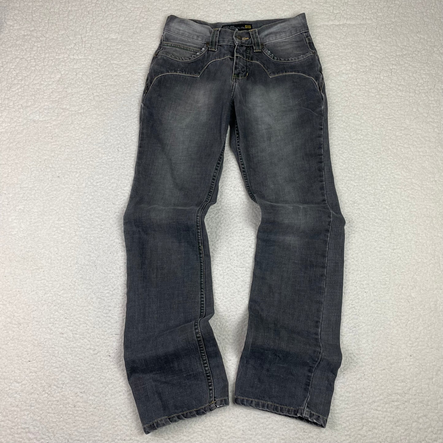 Vintage Dickies Yoke Western Charcoal Gray Jeans