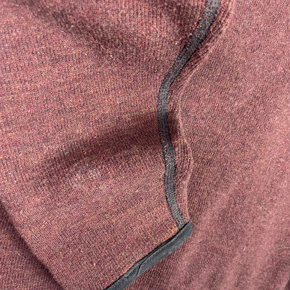 Kuhl Maroon Burgundy Alpaca Fleece Zip Up Jacket