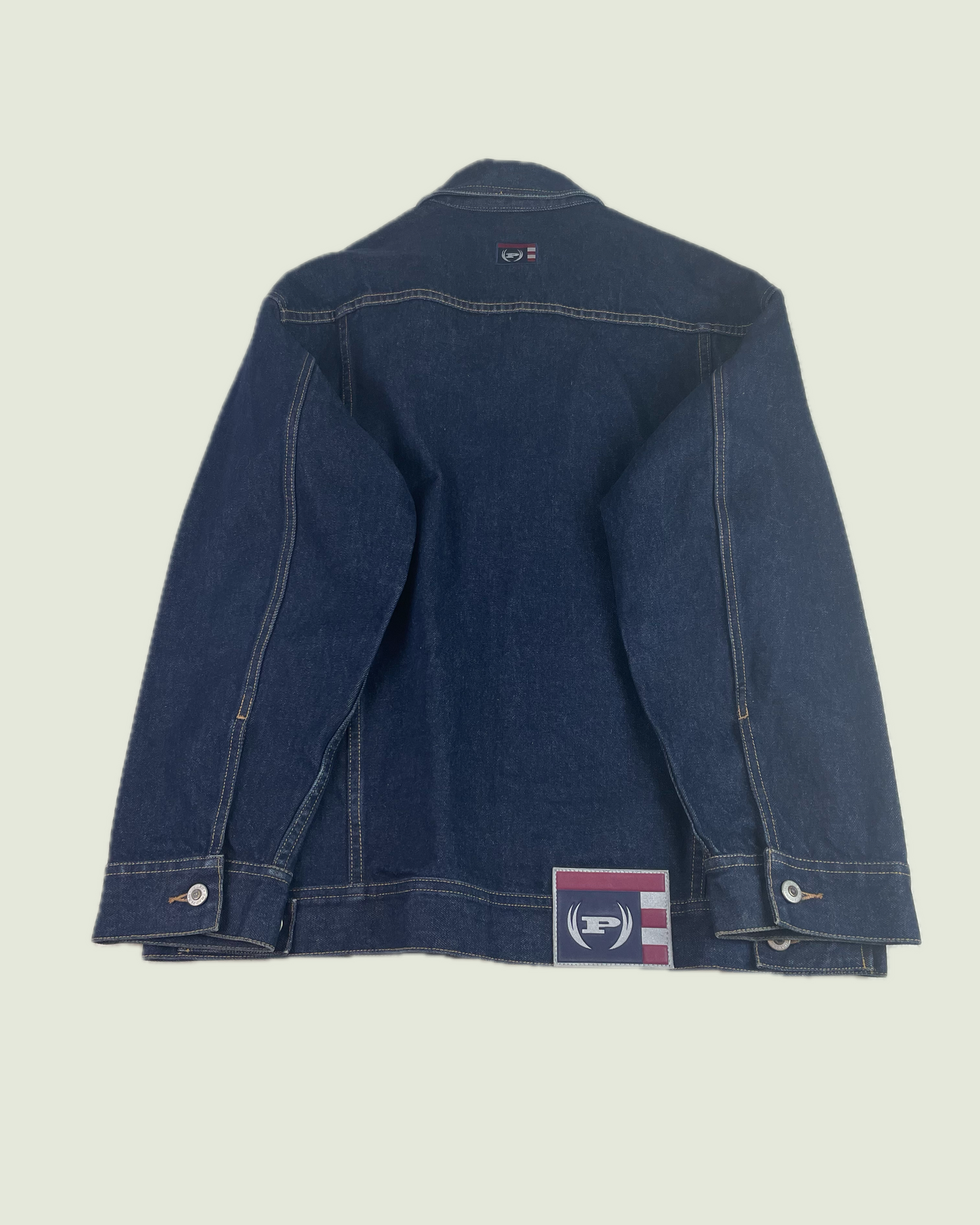 Y2K Phat Farm Dark Wash Denim Trucker Jacket