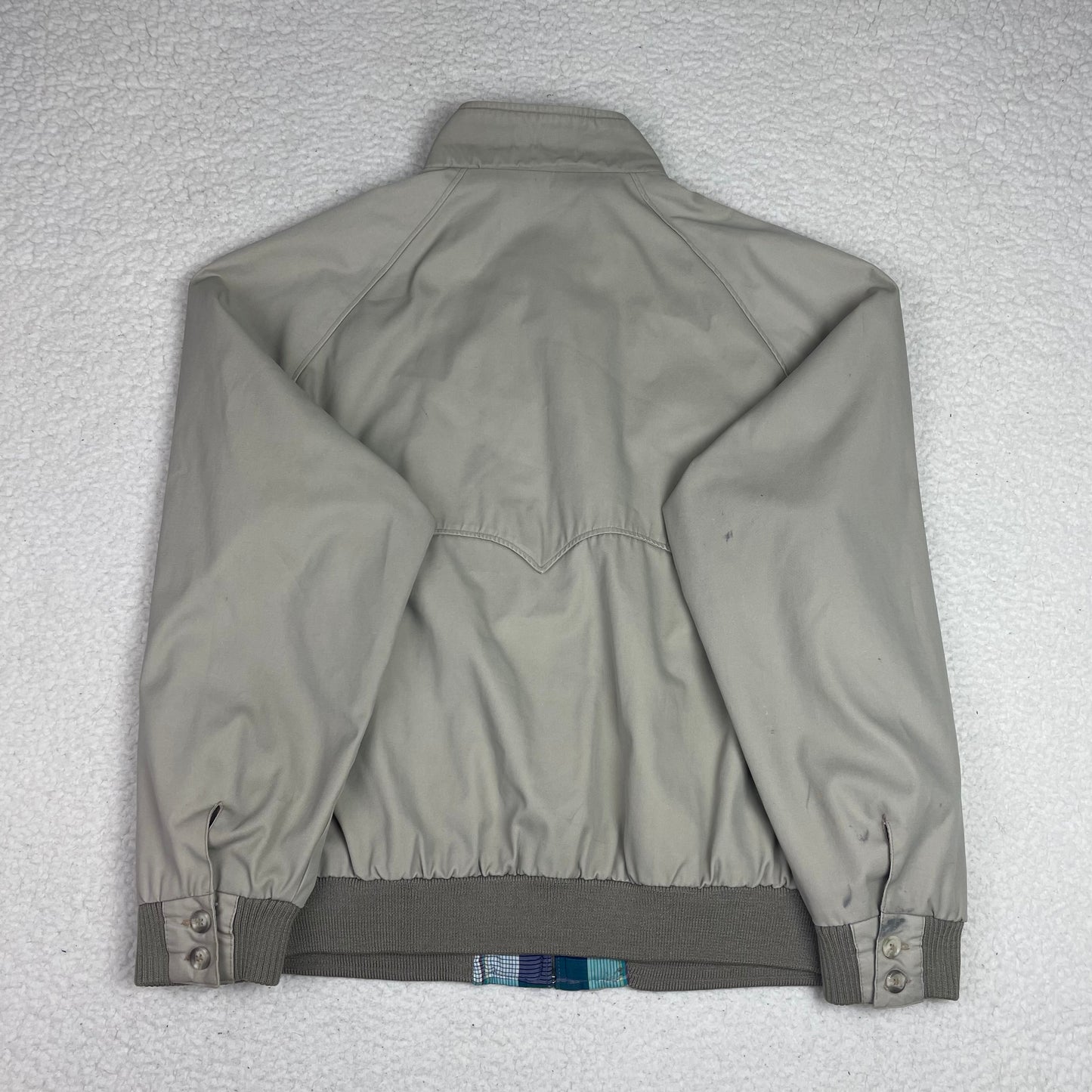 Vintage Harrington Style Chore Yoke Back Zip Up Jacket