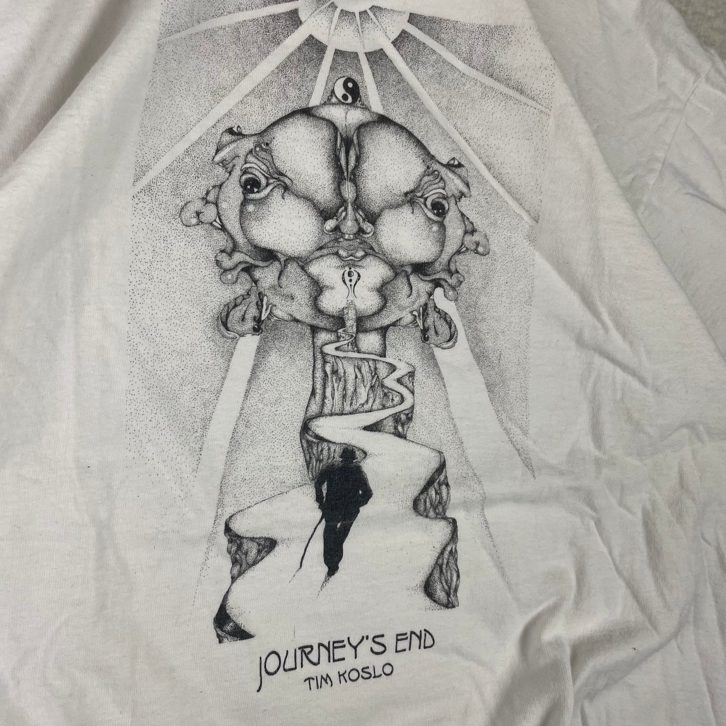 Abstract Canadiana Acid Trip Tim Koslo Journey's End Shirt