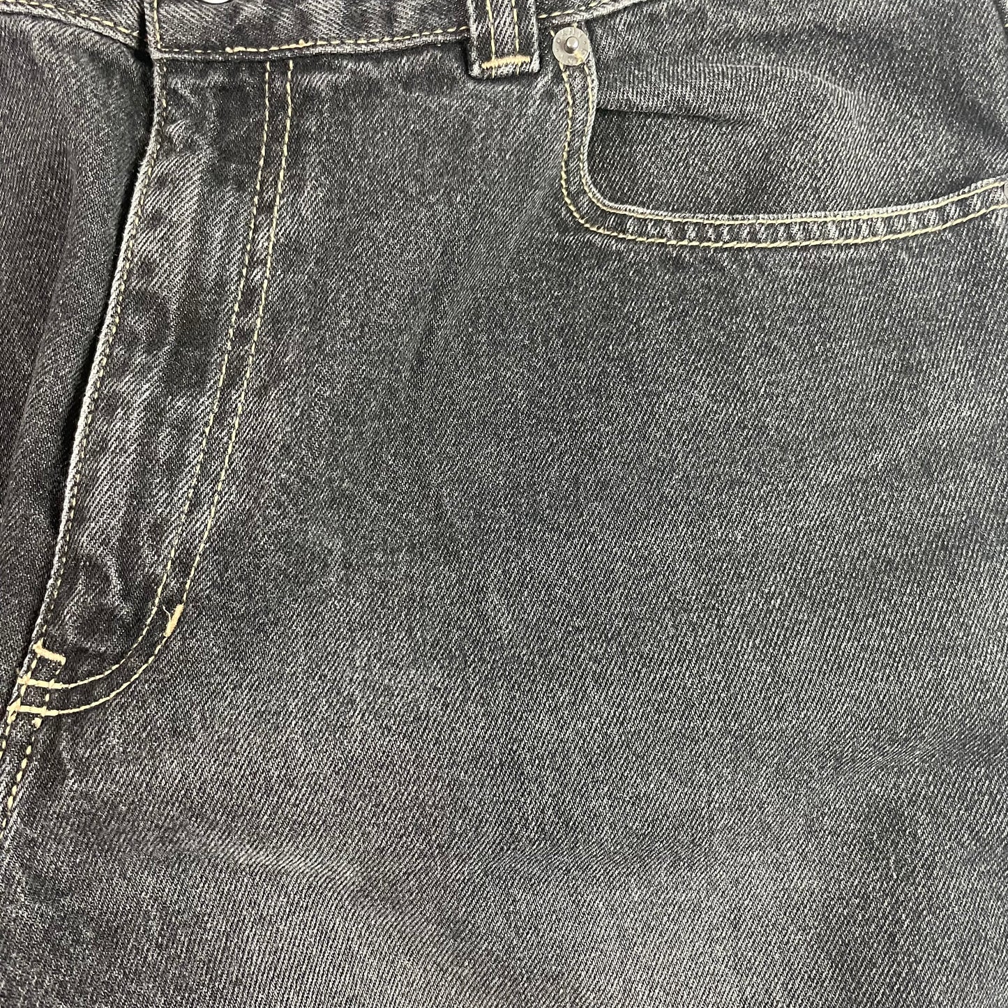 Y2K DKNY Light To Dark Gray Wash Baggy Jeans